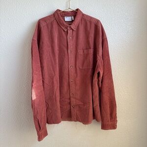 Men's Corduroy Button-Down Shirt relaxed fit